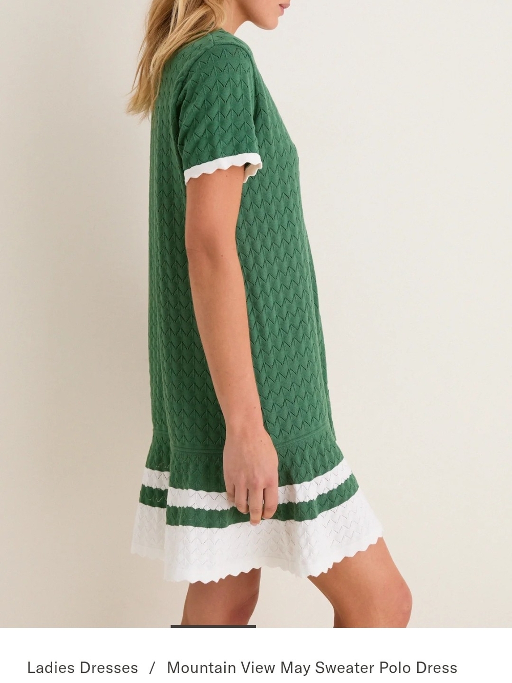 Nwt Tuckernuck Mountain View May Sweater Polo Dress Size LG - Picture 3 of 8